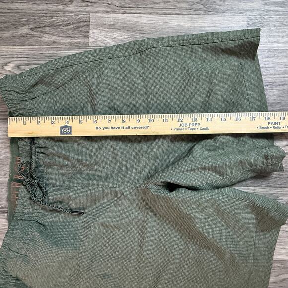 Copper & Oak Green Stretch Lined Shorts Men’s M Drawstring Elastic Waist Casual - Picture 5 of 6